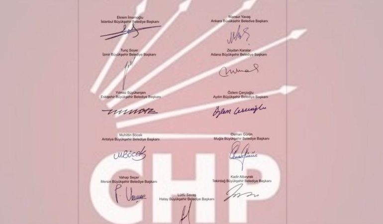 CHP’li Belediye Başkanlarından Bağış Kampanyalarıyla İlgili Ortak Bildiri