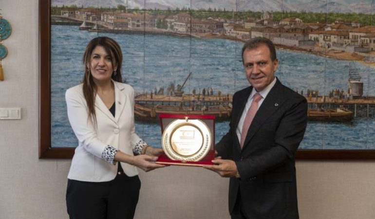 KKTC Heyeti, Barış Ve Özgürlük Bayramı Dolayısıyla Başkan Seçer’i Ziyaret Etti