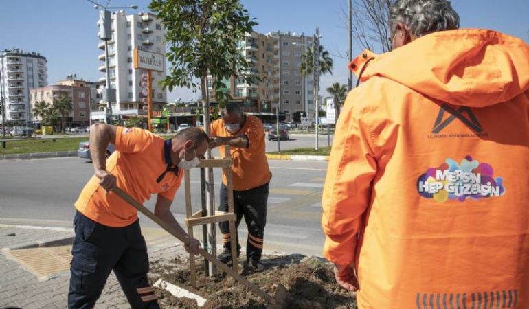 Büyükşehir Kaldırımları Yeniliyor