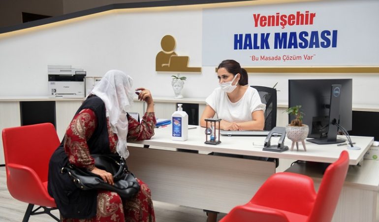 Yenişehir Halk Masası 52 bin 525 talebi sonuçlandırdı