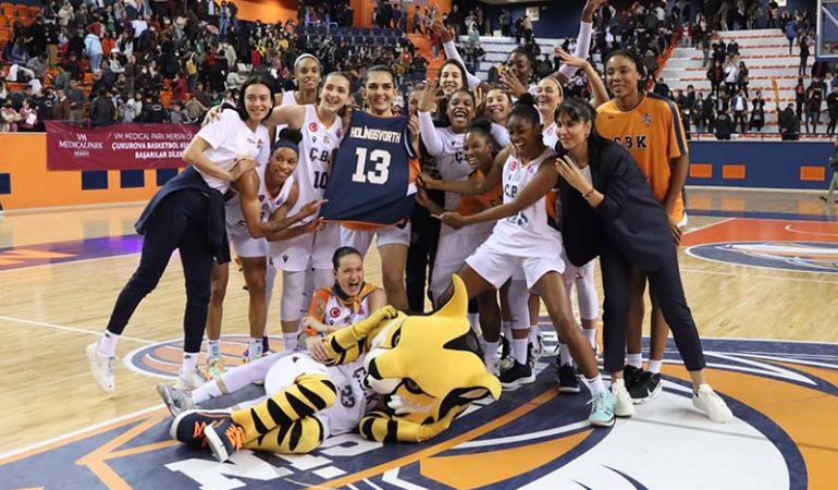 ÇBK Mersin Yenişehir Belediyesi Kadın Basketbol Takımından Büyük Başarı
