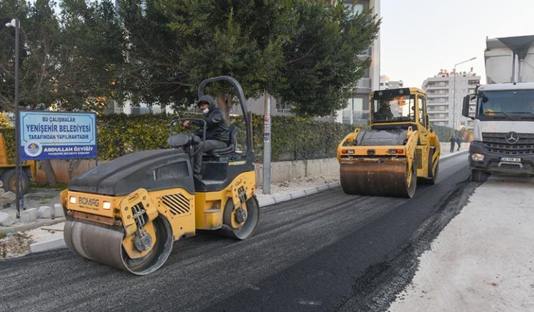 Yenişehir Belediyesi Yıl Sonuna Kadar 25 Bin Ton Asfalt Dökecek