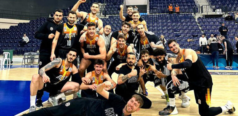 Mersin Büyükşehir Belediyesi Erkek Basketbol Takımından Üst Üste 8. Galibiyet